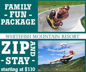 Whitefish Mountain - A Family Summer Resort - Offering multiple family and adventure package options that include lodging, on-mountain activities and breakfast. Value-priced and full of energy. Aerial adventures & Lodging start at $70, Family fun starts at $395/stay, Zip & Stay starts at $110 and Eat-Bike-Sleep at just $65.