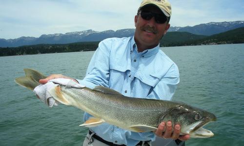 Fishing at Whitefish Lake