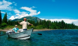 Fly Fishing Flathead River near Glacier National Park Fly Fishing Flathead River near Glacier National Park