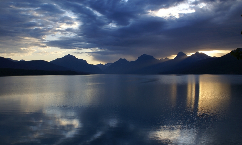 Glacier National Park Montana Lake Mcdonald Sunrise