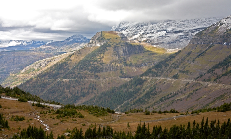 Glacier National Park Montana Going To The Sun Road