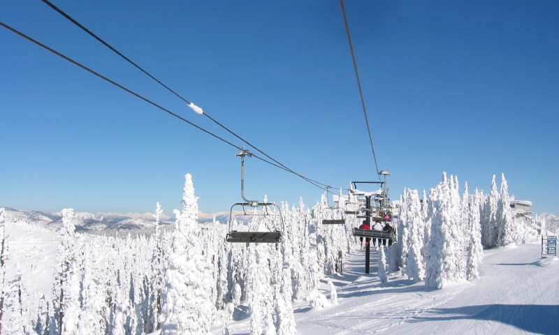 Skiing at Big Mountain in Whitefish